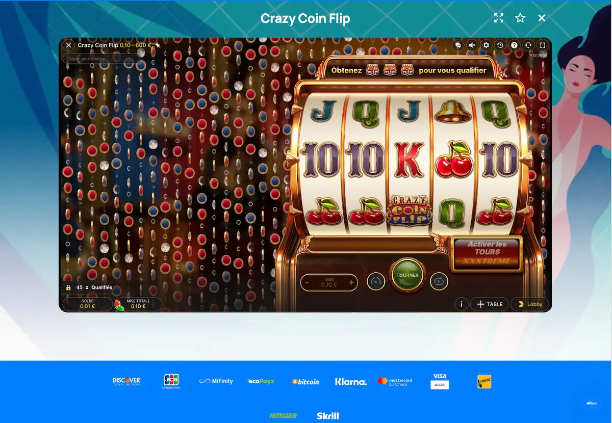 crazy coin flip tablette