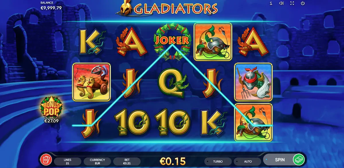 Gladiators slots Provider Endorphina
