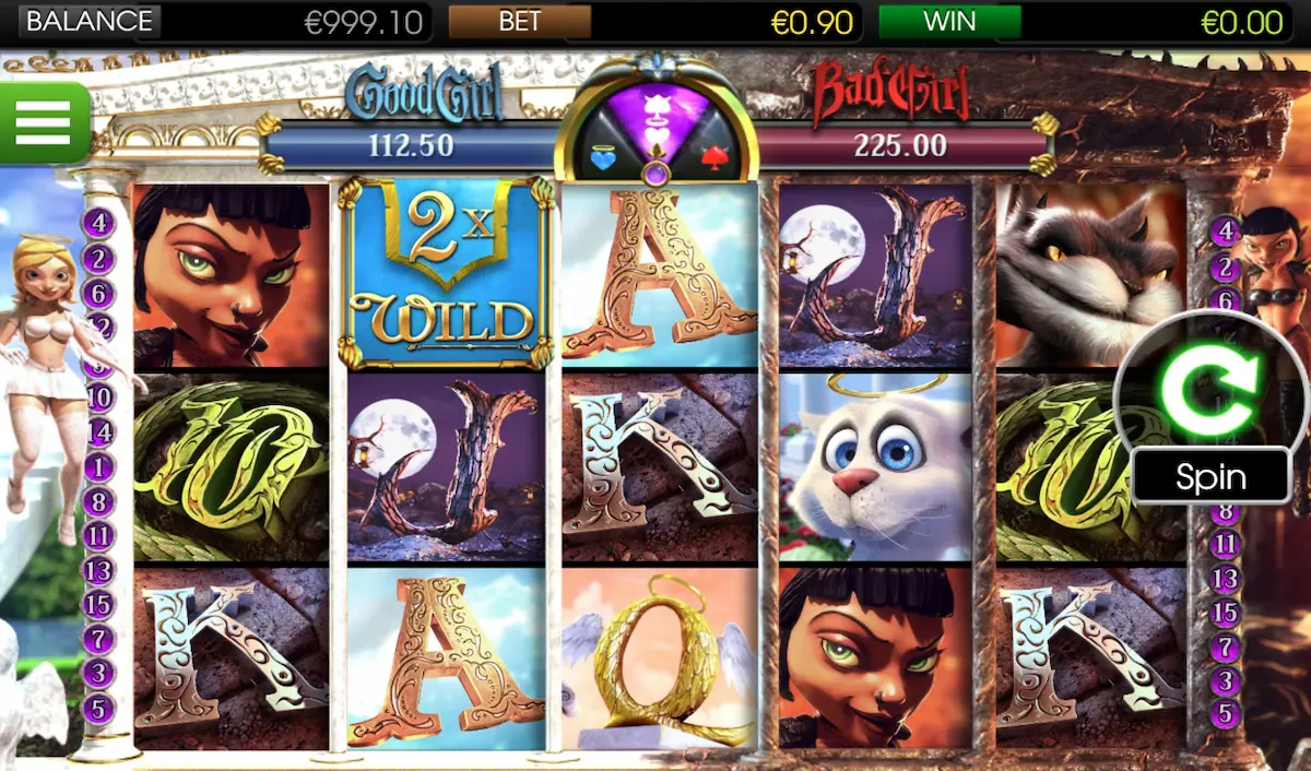 Good Girl / Bad Girl Slots Provider BetSoft
