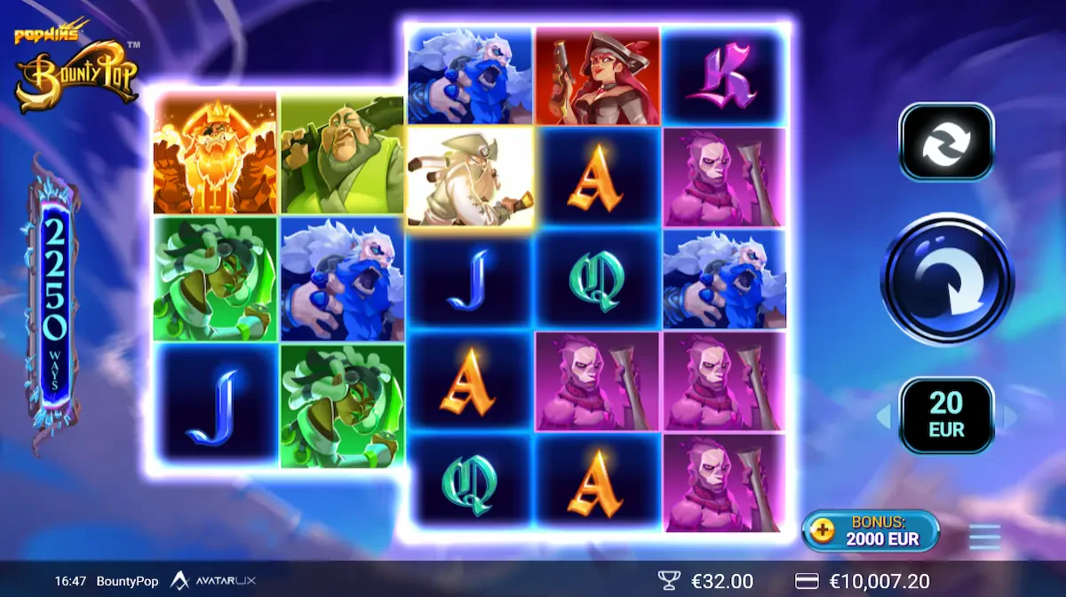Bounty Pop Slots Provider AvatarUX