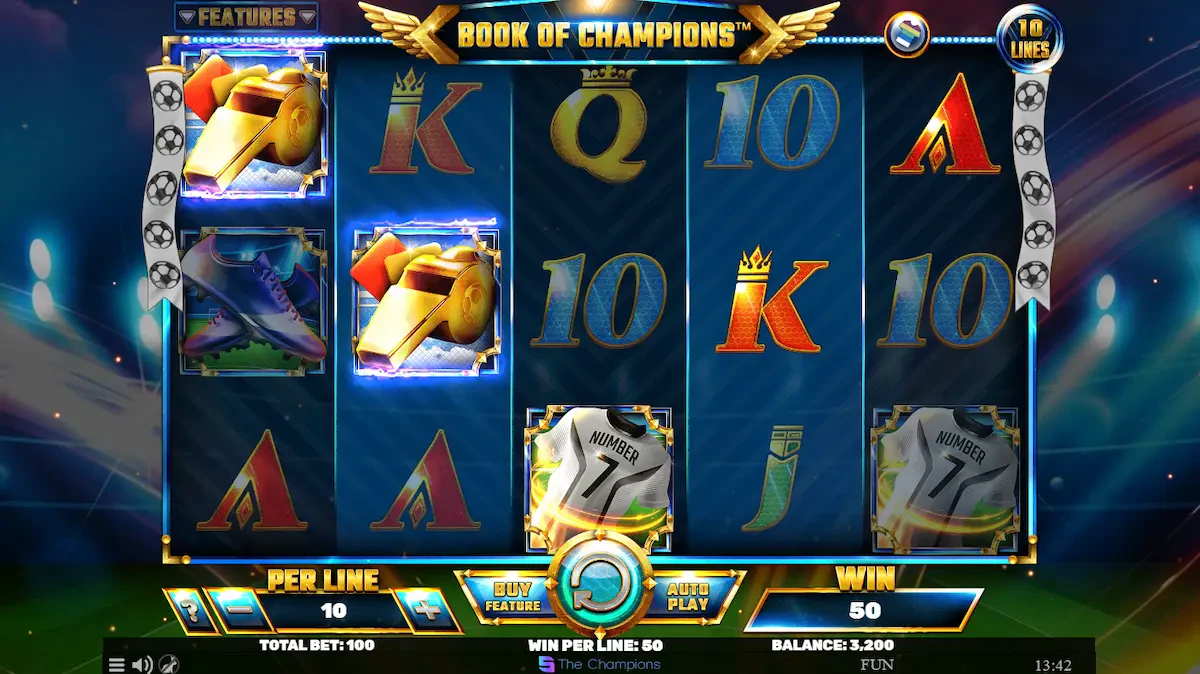 Book of Champions Slots Spinomenal Provider