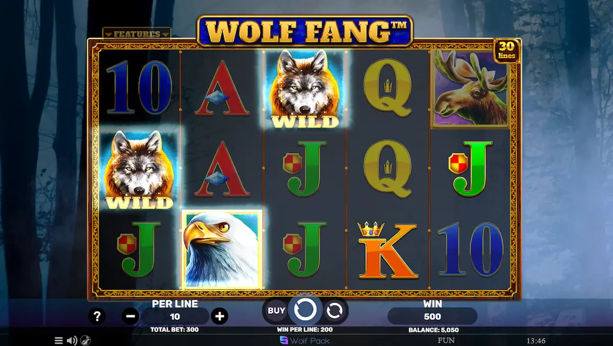 Wolf Fang Slots Spinomenal Provider