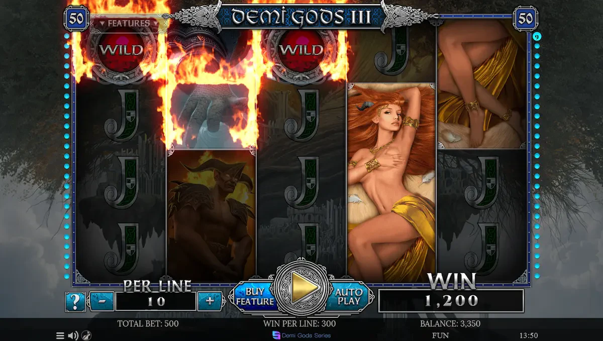 Demi Gods III Slots Spinomenal Provider