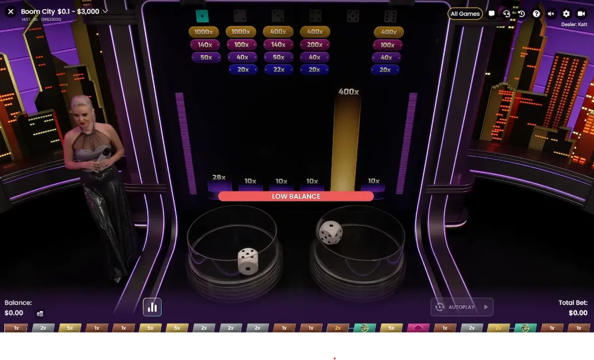 Boom City est un jeu en direct unique en son genre