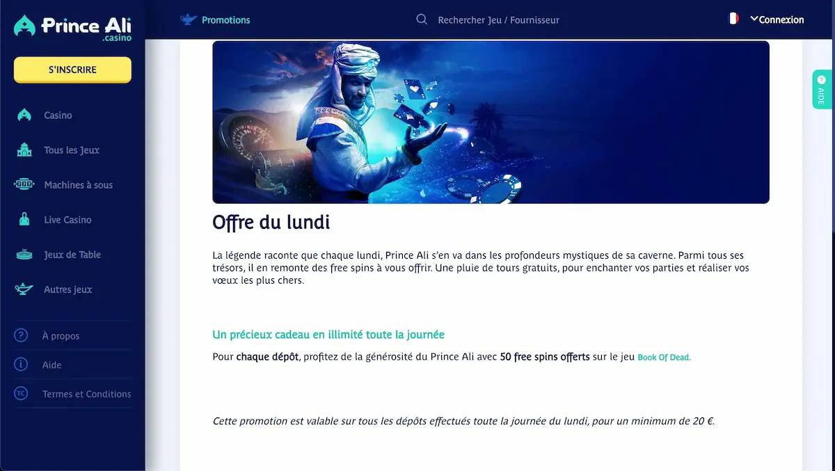 bonus du lundi prince ali