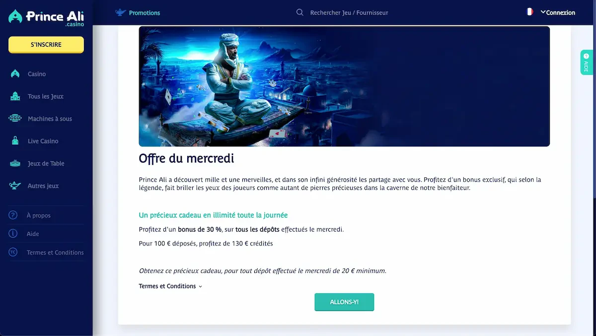 bonus du mercredi prince ali