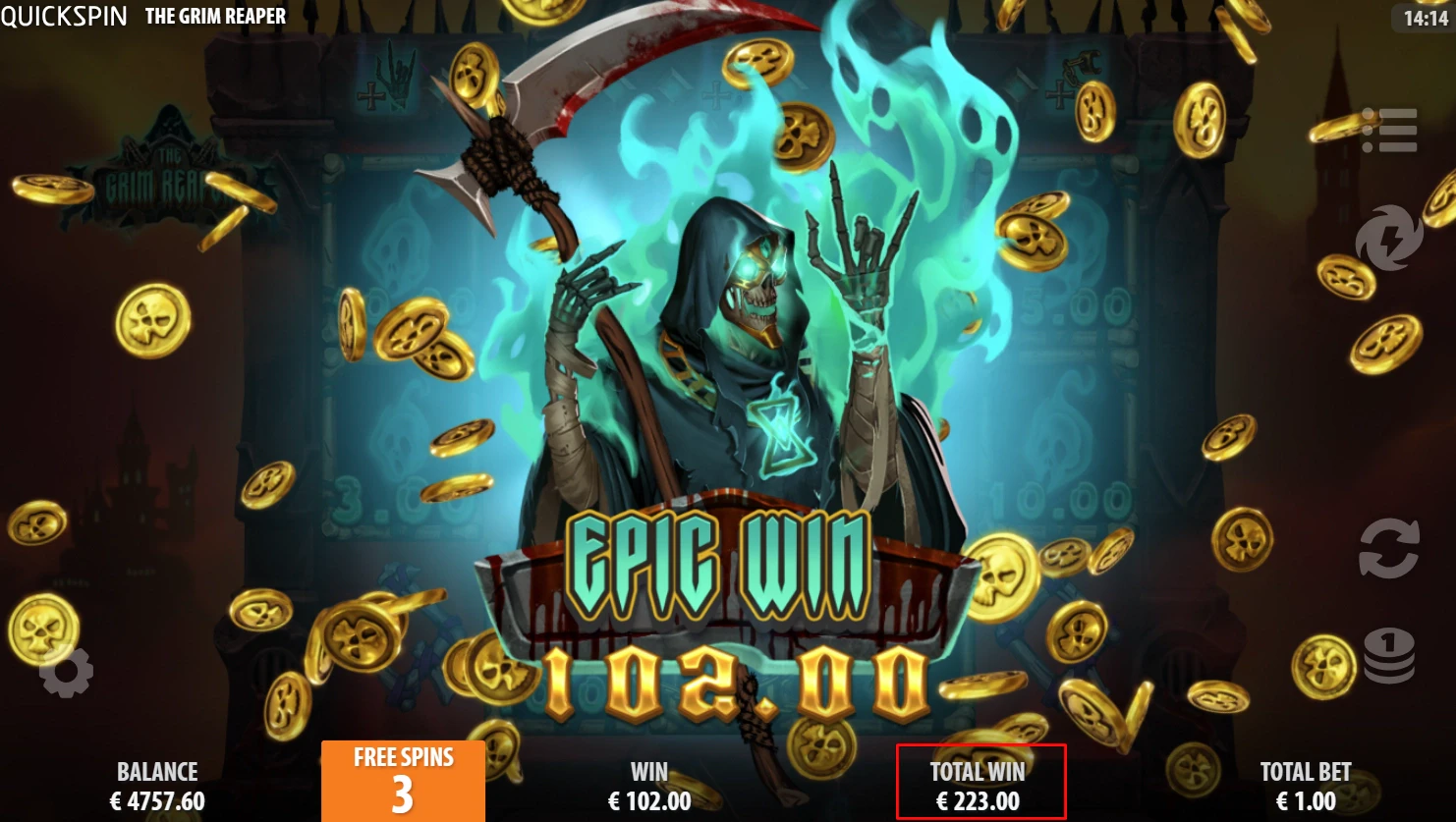 The Grim Reaper Big Win