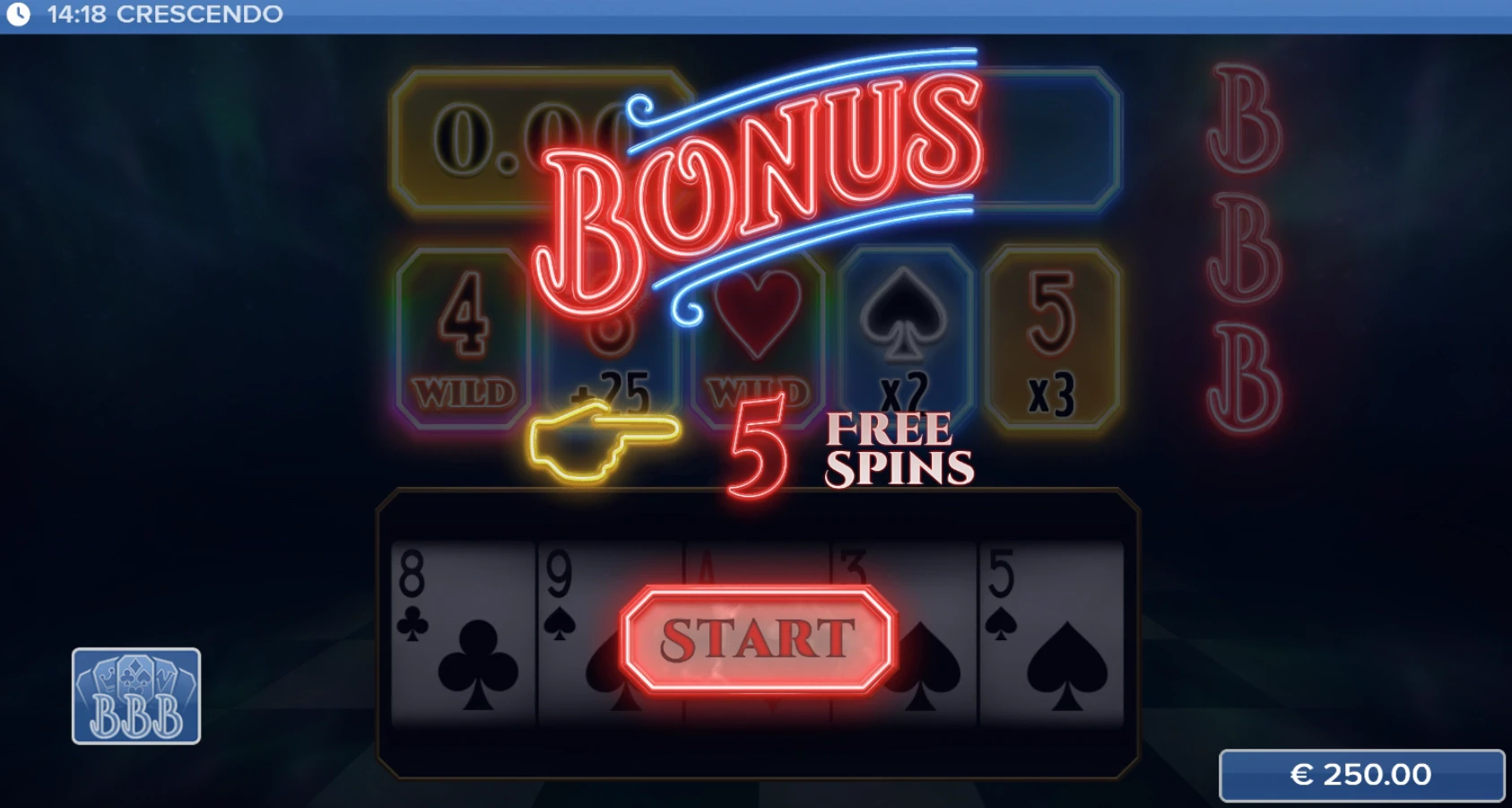 Crescendo Free Spins