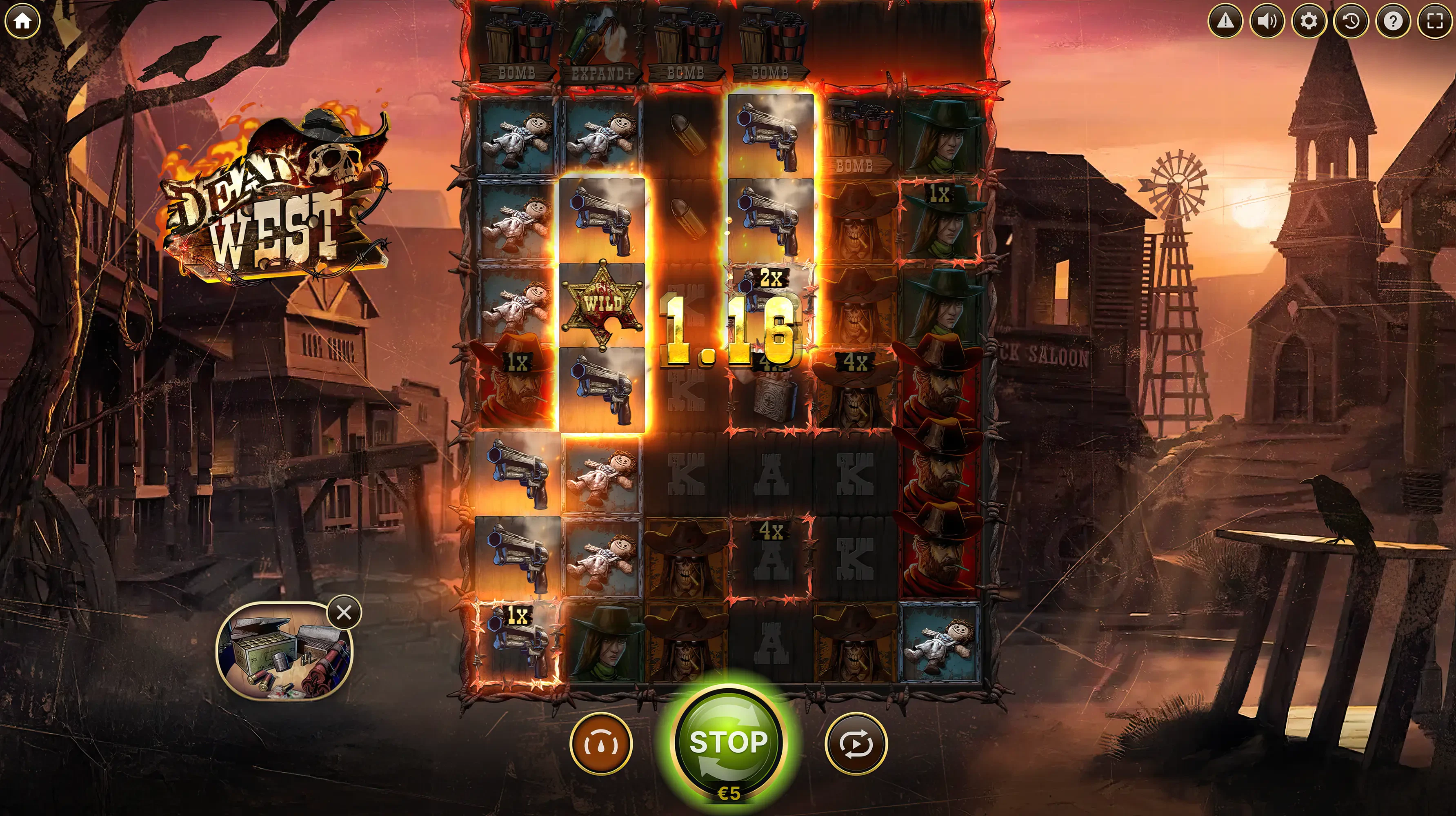 Essa é a tela ao final das rodadas grátis e mostra o valor ganho acumulado.