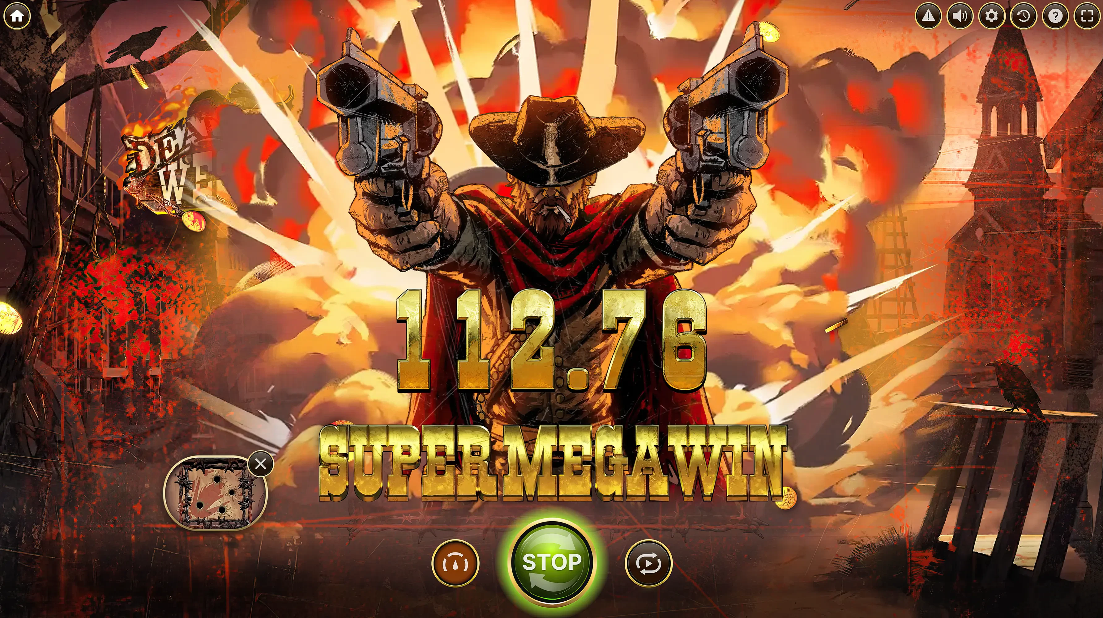 Essa é a tela ao final das rodadas grátis e mostra o valor ganho acumulado.