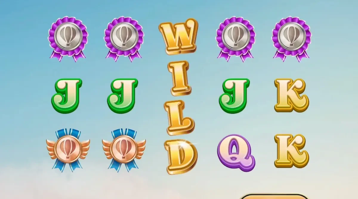 Symbole wild sur le jeu en direct Balloon Live