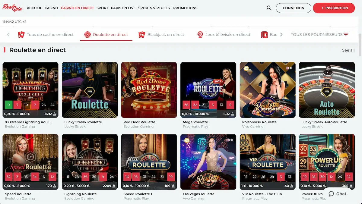 jeux de table real spin