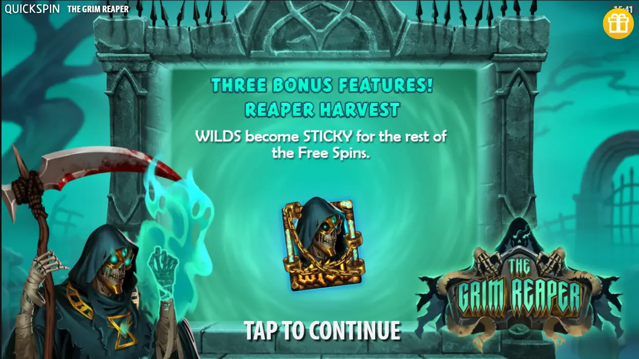 A distribuição do slot funciona da seguinte forma: cinco colunas e três linhas.