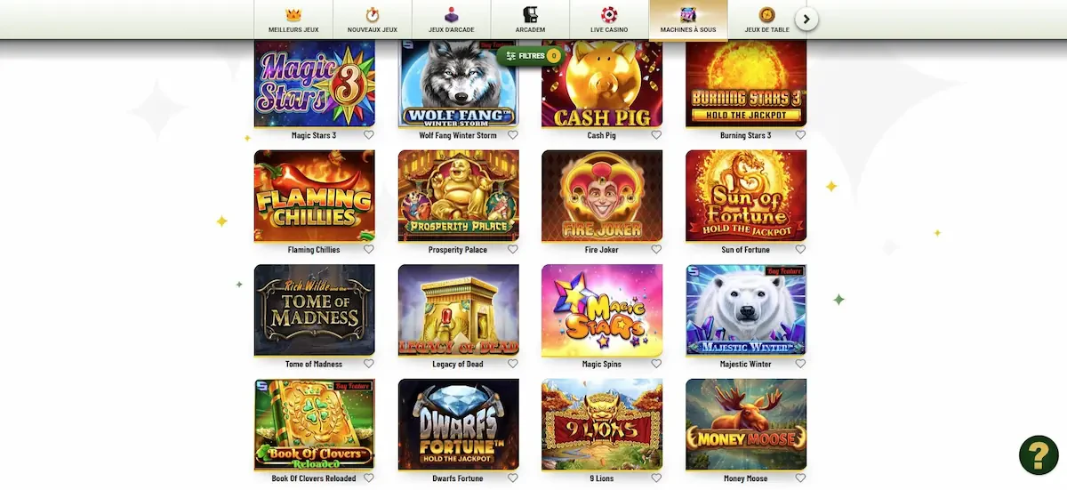 Machine à sous Mychance casino