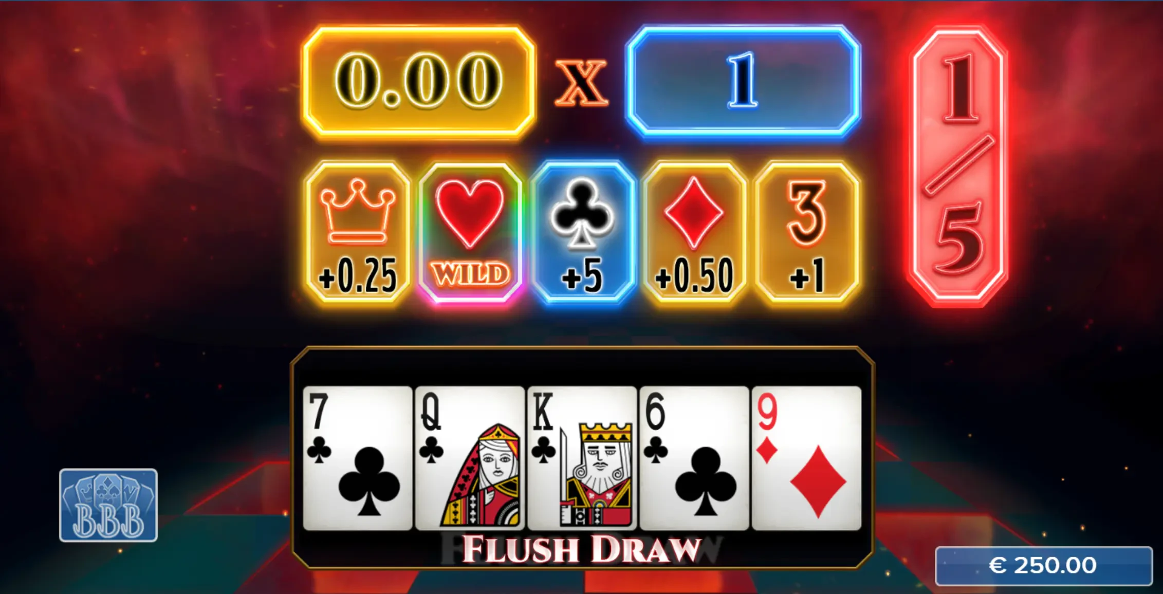 Confira qual é a tela durante as rodadas grátis.