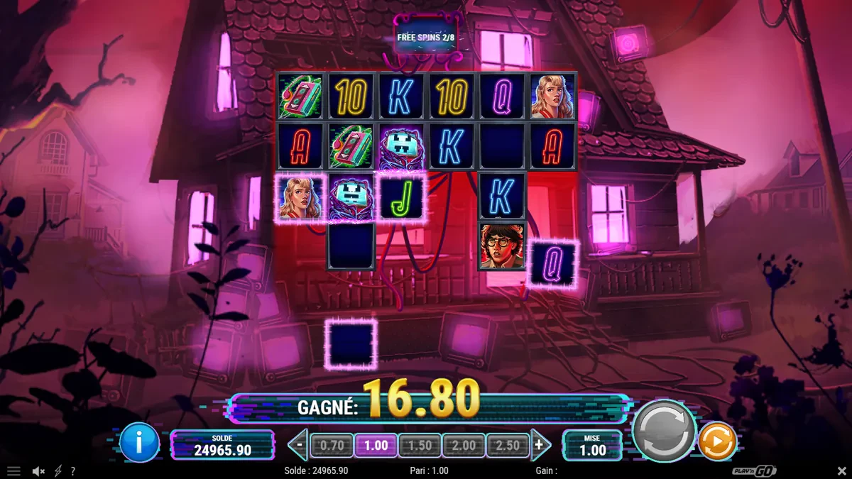 chute de symboles sur static nightmar abyssways