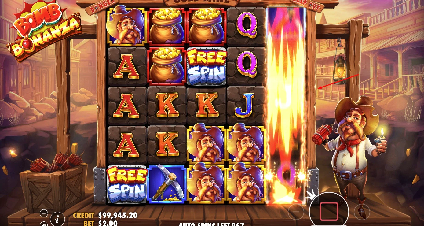 Bomb Bonanza Cascading Reels