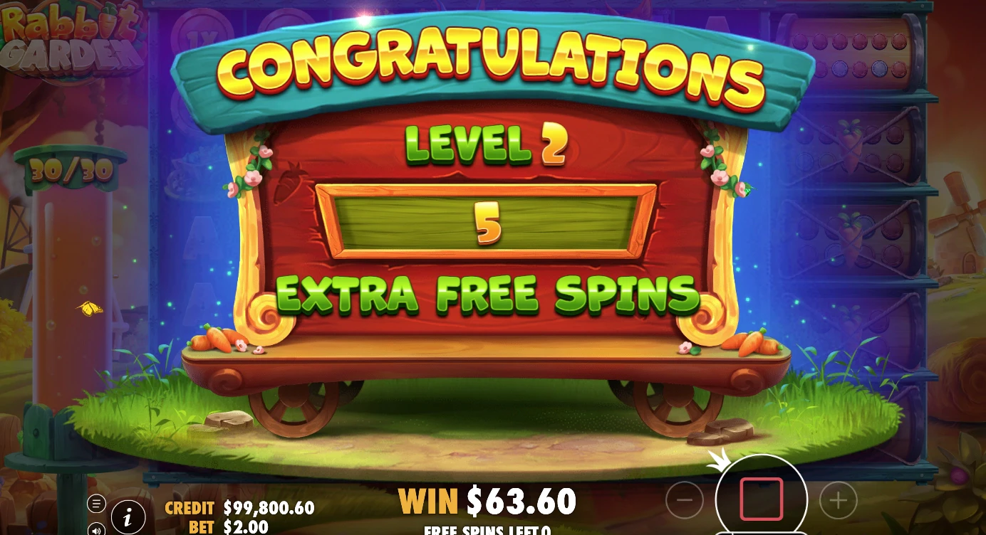 Rabbit Garden Free Spins