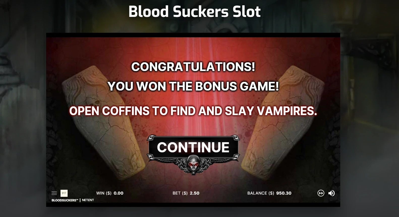 Blood Suckers Free Spins