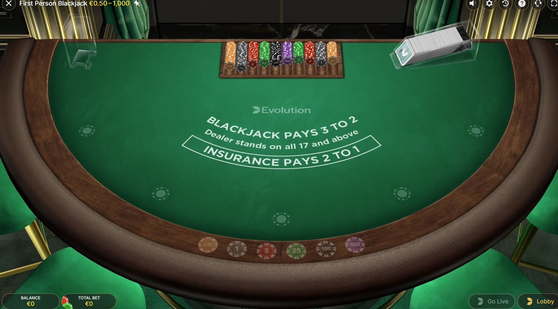 First Person Blackjack