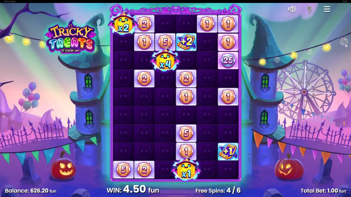 free spins de tricky treats