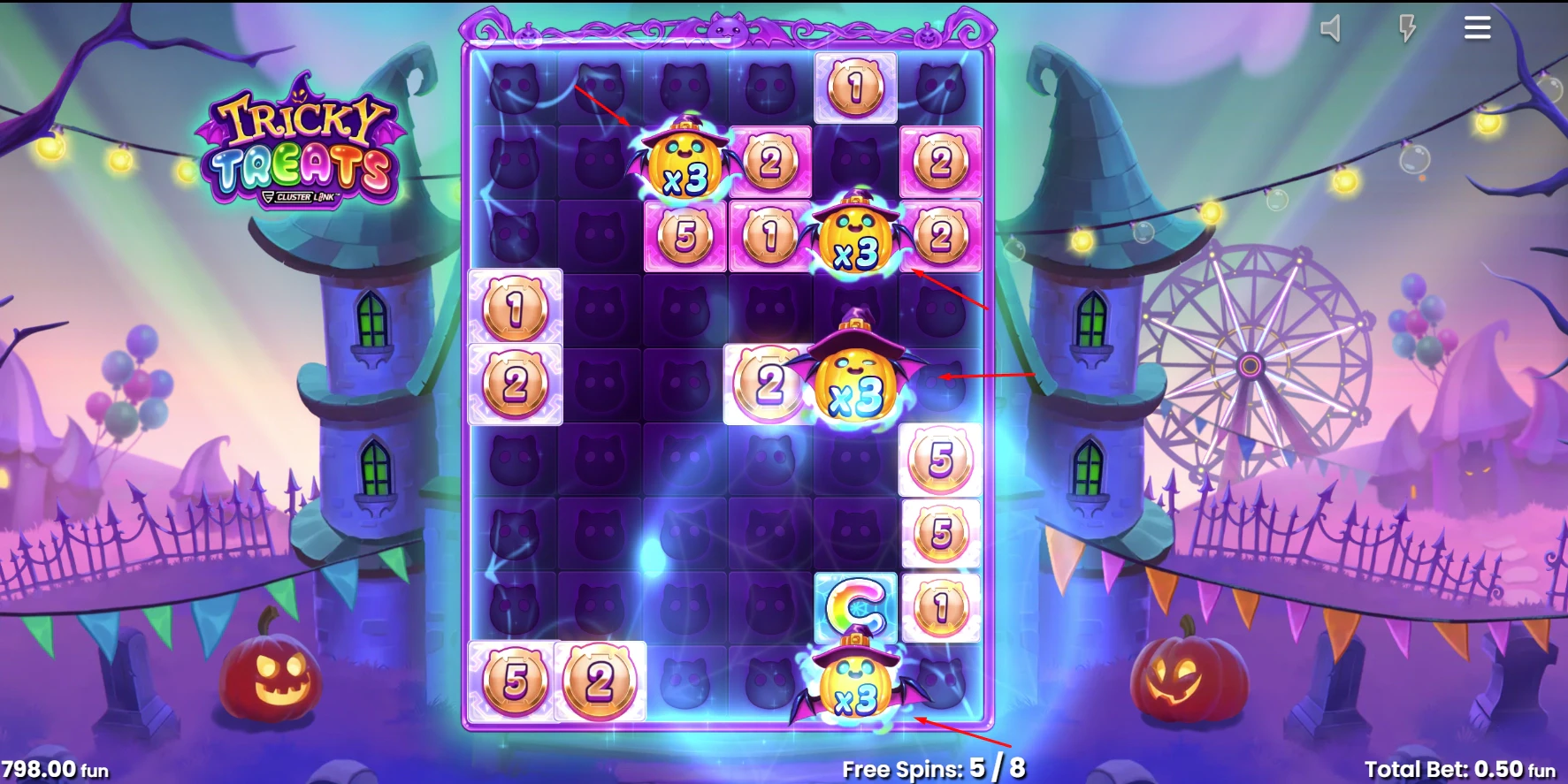 Tricky Treats Demo Mode