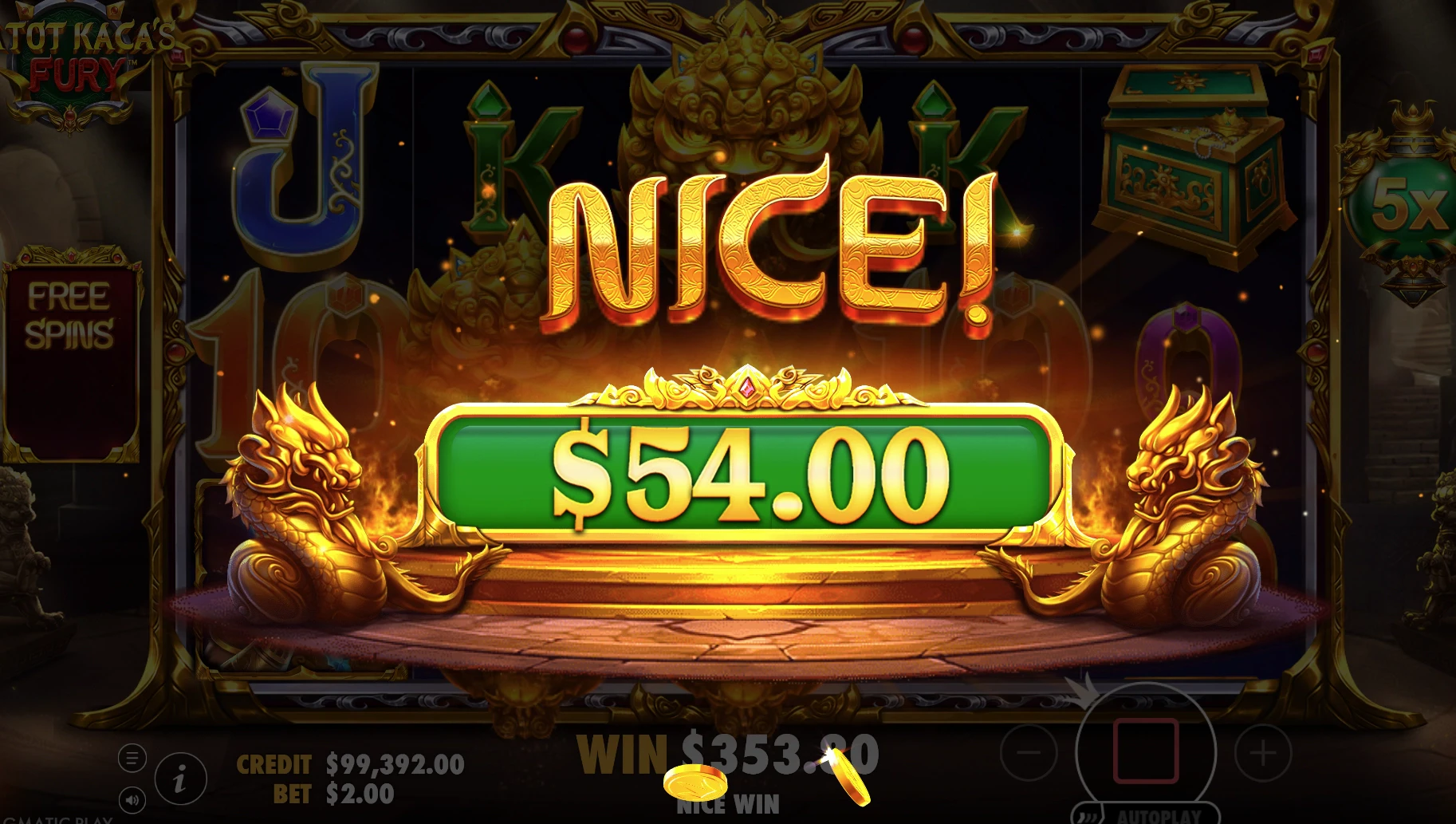 Gatot Kaca’s Fury Payout