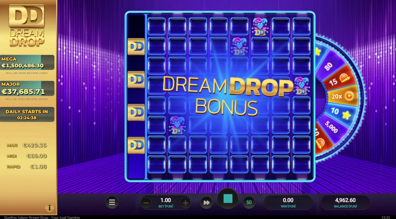 Dueling Jokers Dream Drop Jackpot