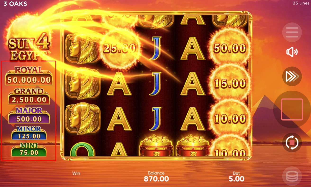 Sun of Egypt 4 Demo Mode