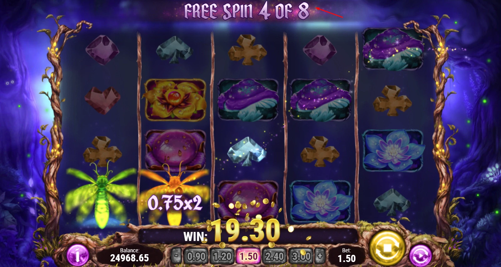 Firefly Frenzy Feature Symbols