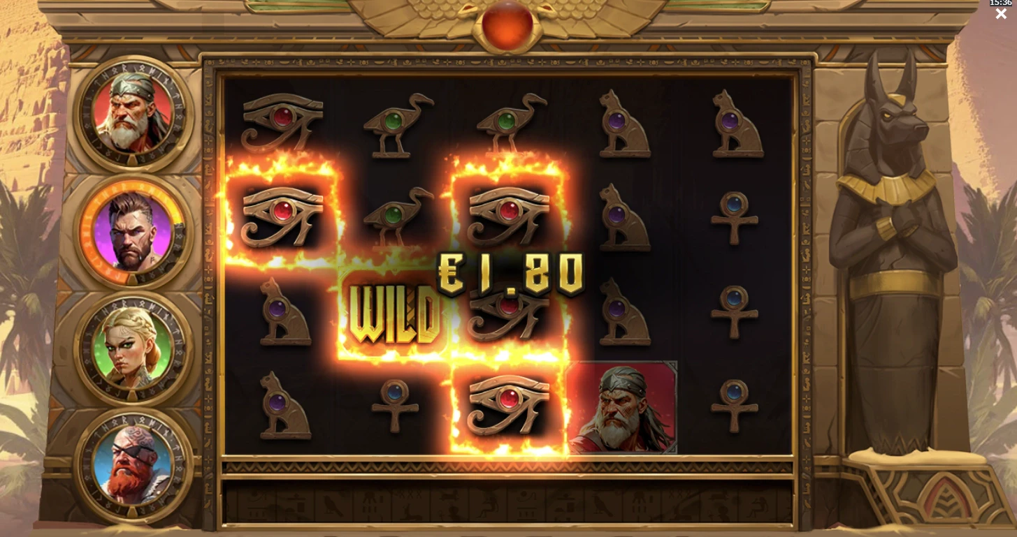 Vikings Go To Egypt Wild Fight Game Mechanics