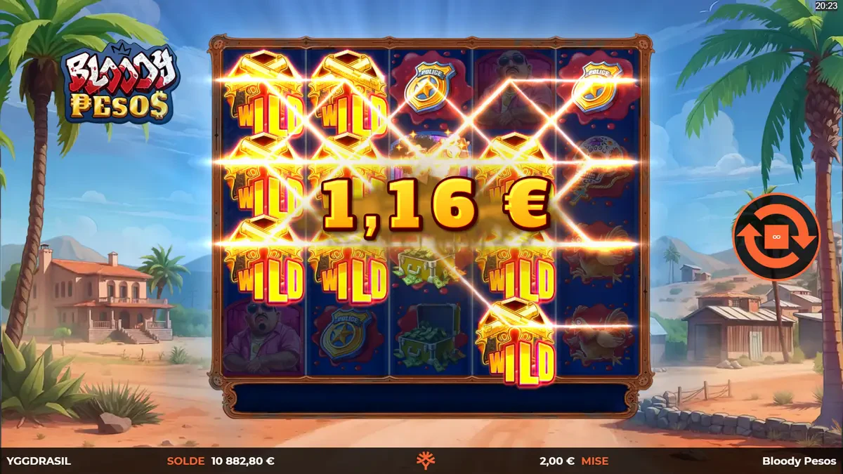 wilds en symboles secrets sur bloody pesos