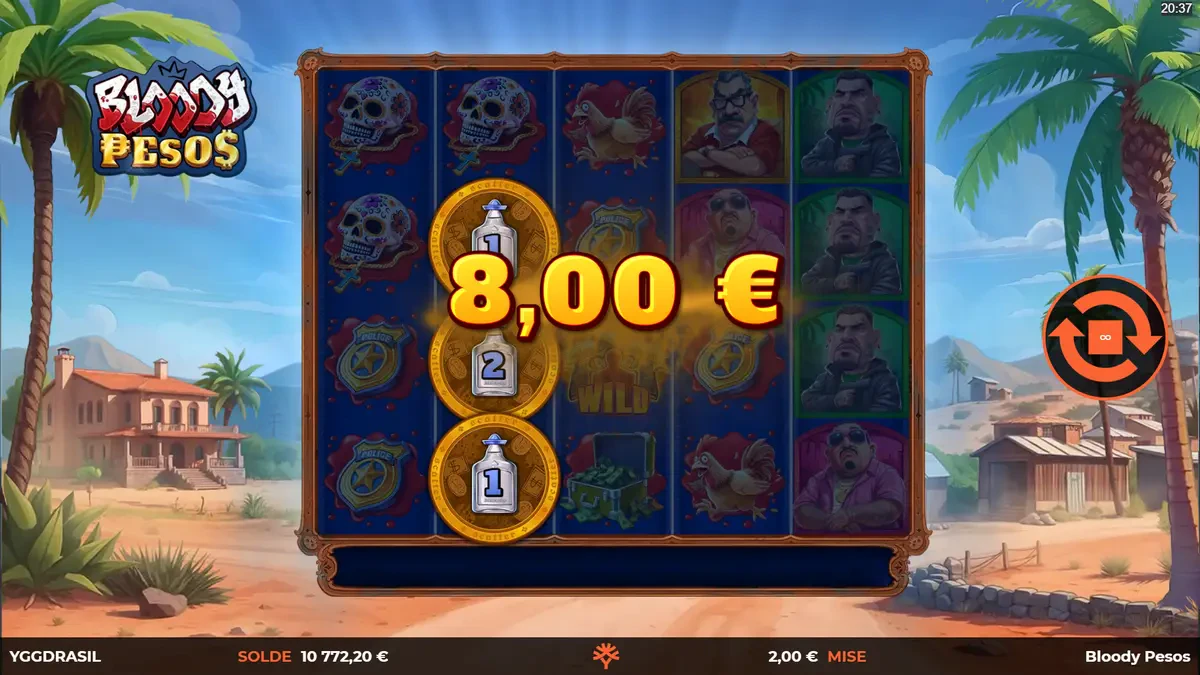 tempête de balles sur bloody pesos