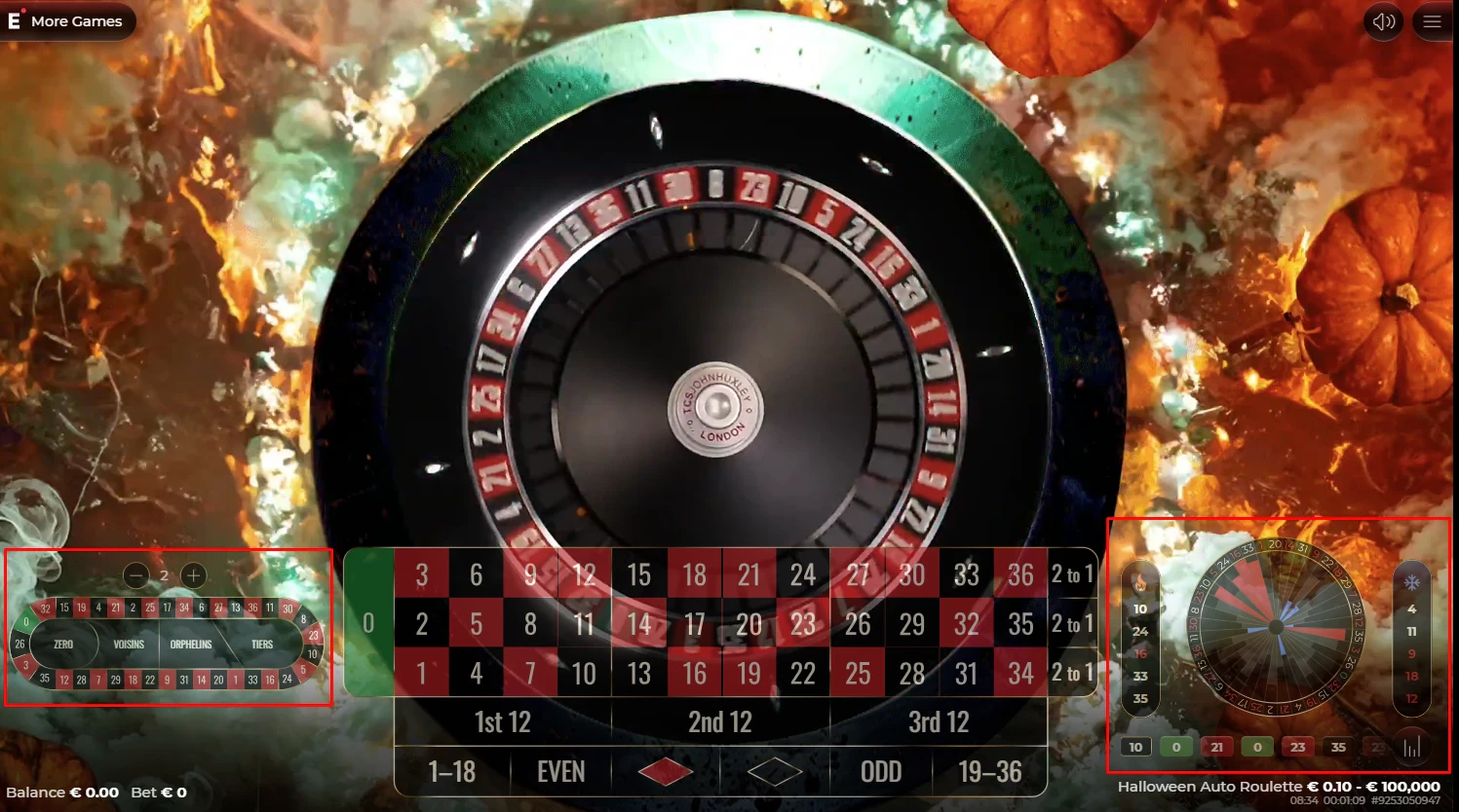 Halloween Auto Roulette Game Mechanics