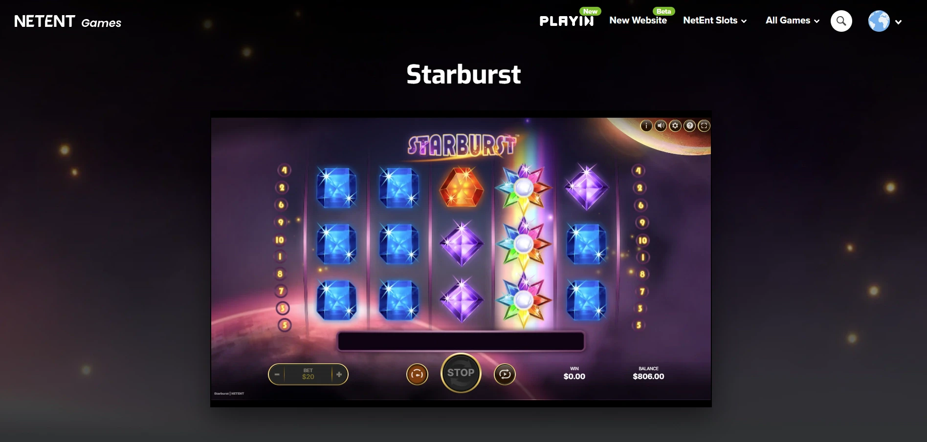 Starburst - NetEnt