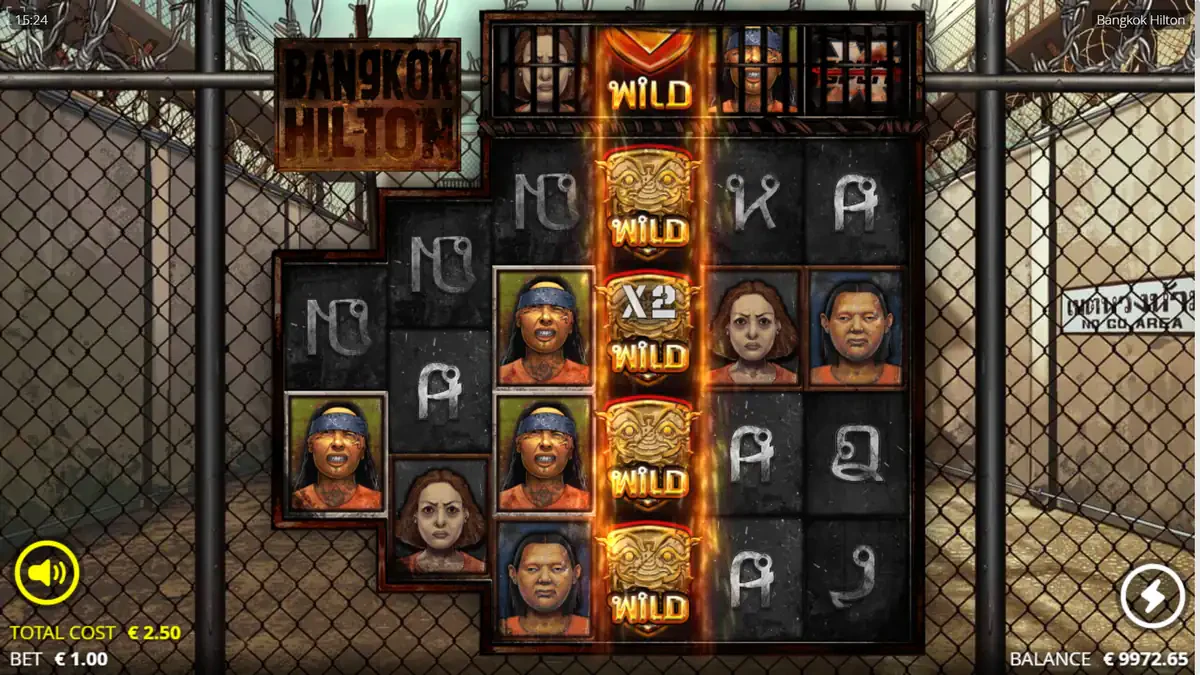 wild reel sur bangkok hilton