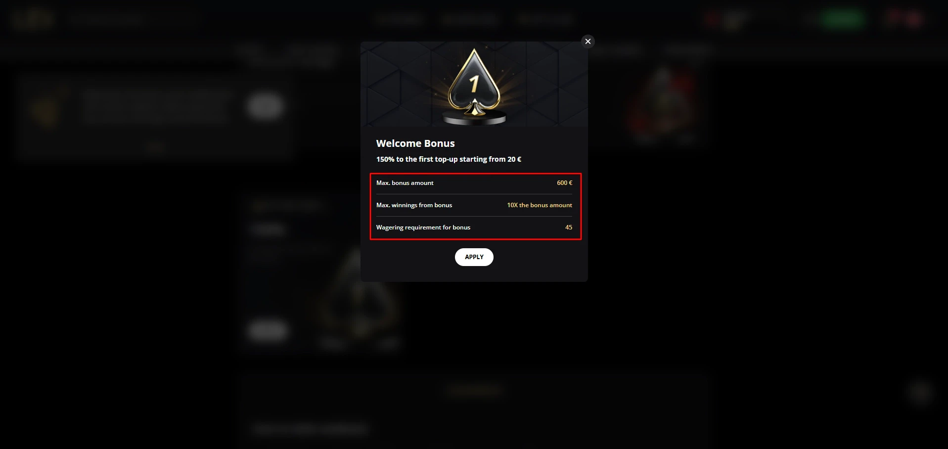Lex - Bonus Terms & Conditions