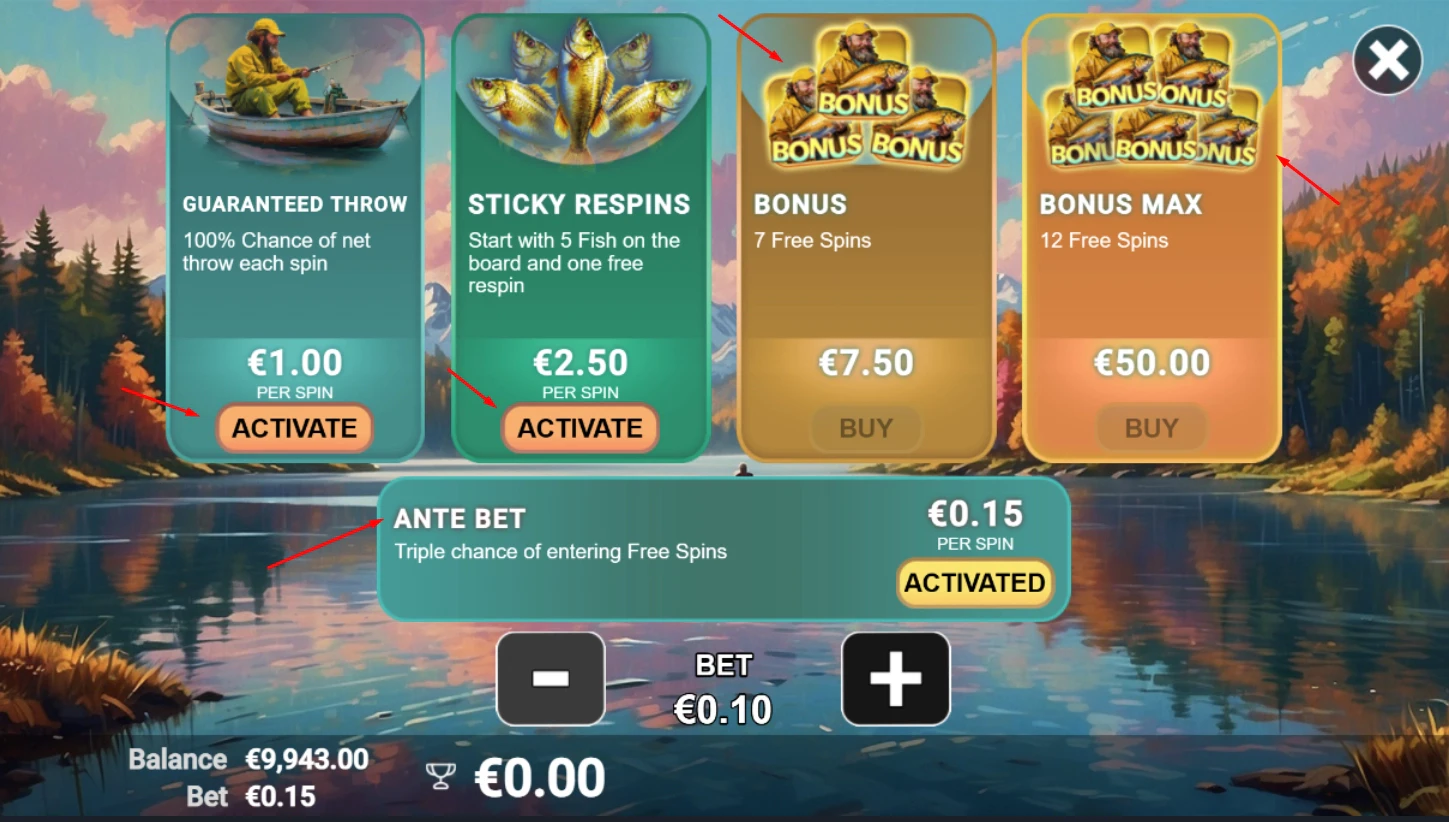 Big Catch Craze Bonus Buy