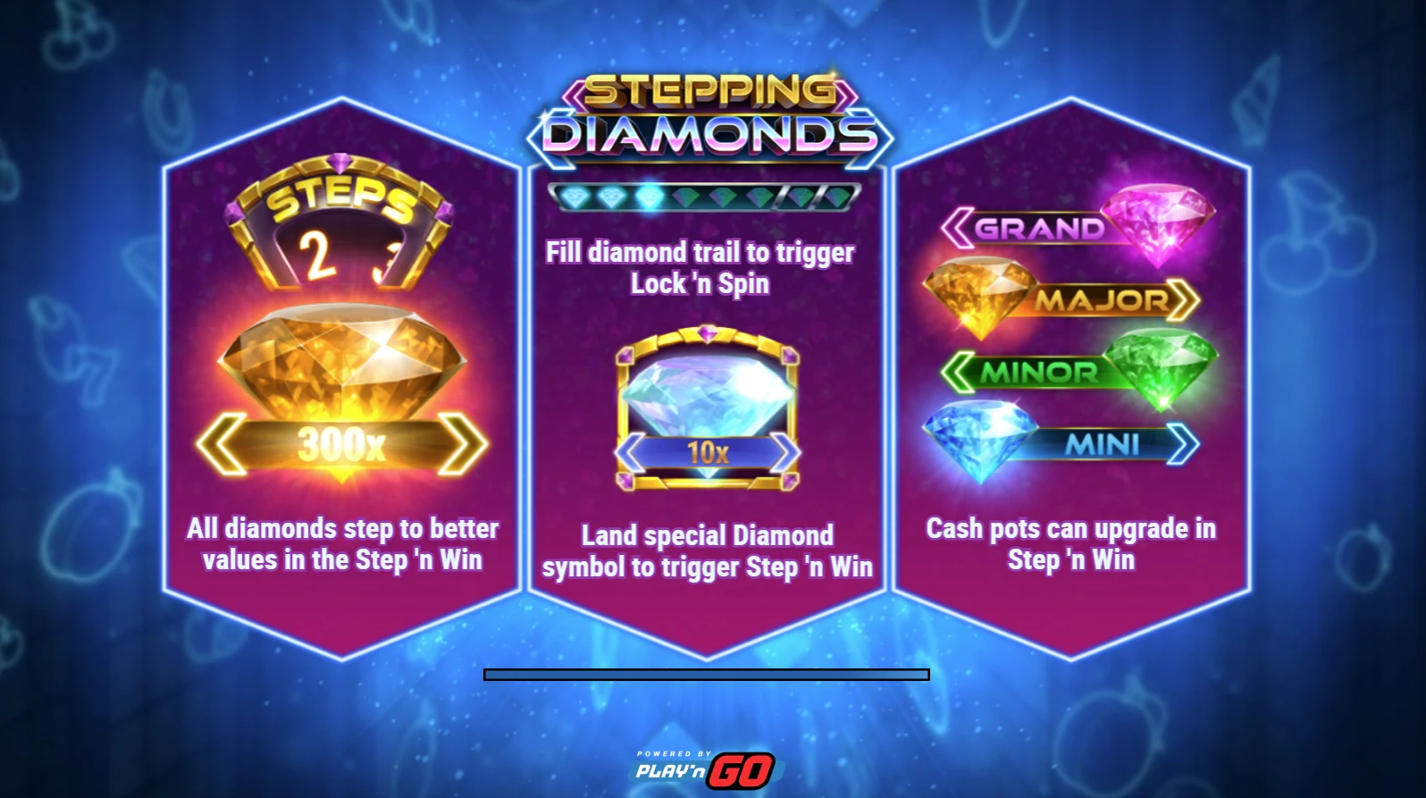 Stepping Diamonds