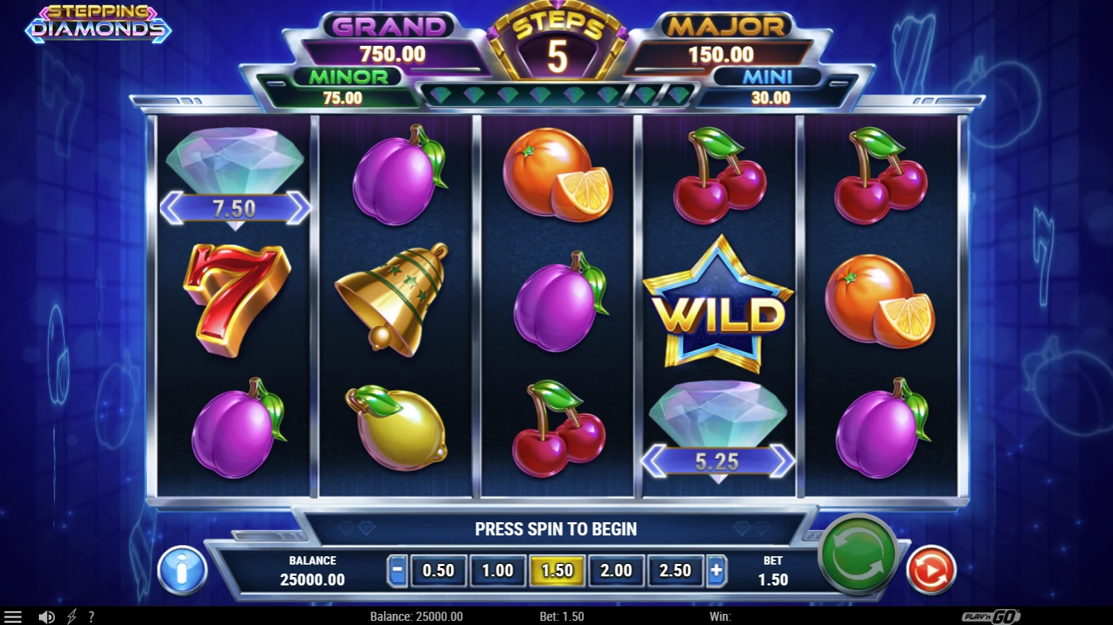 Stepping Diamonds Theme