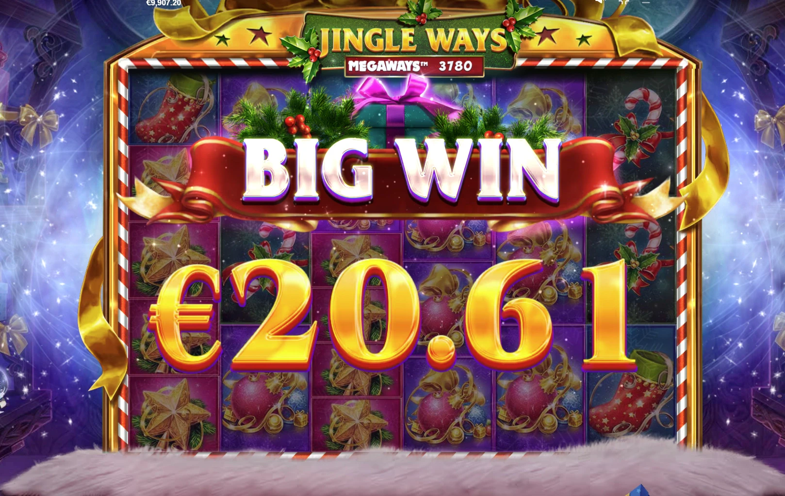 Jingle Ways Megaways Big Win