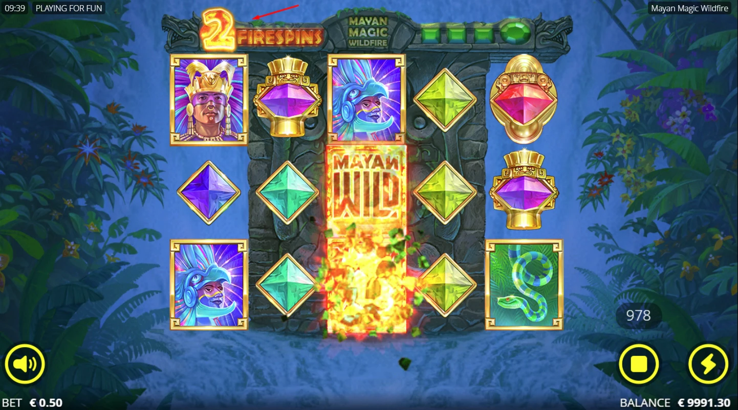 Mayan Magic Wild Feature