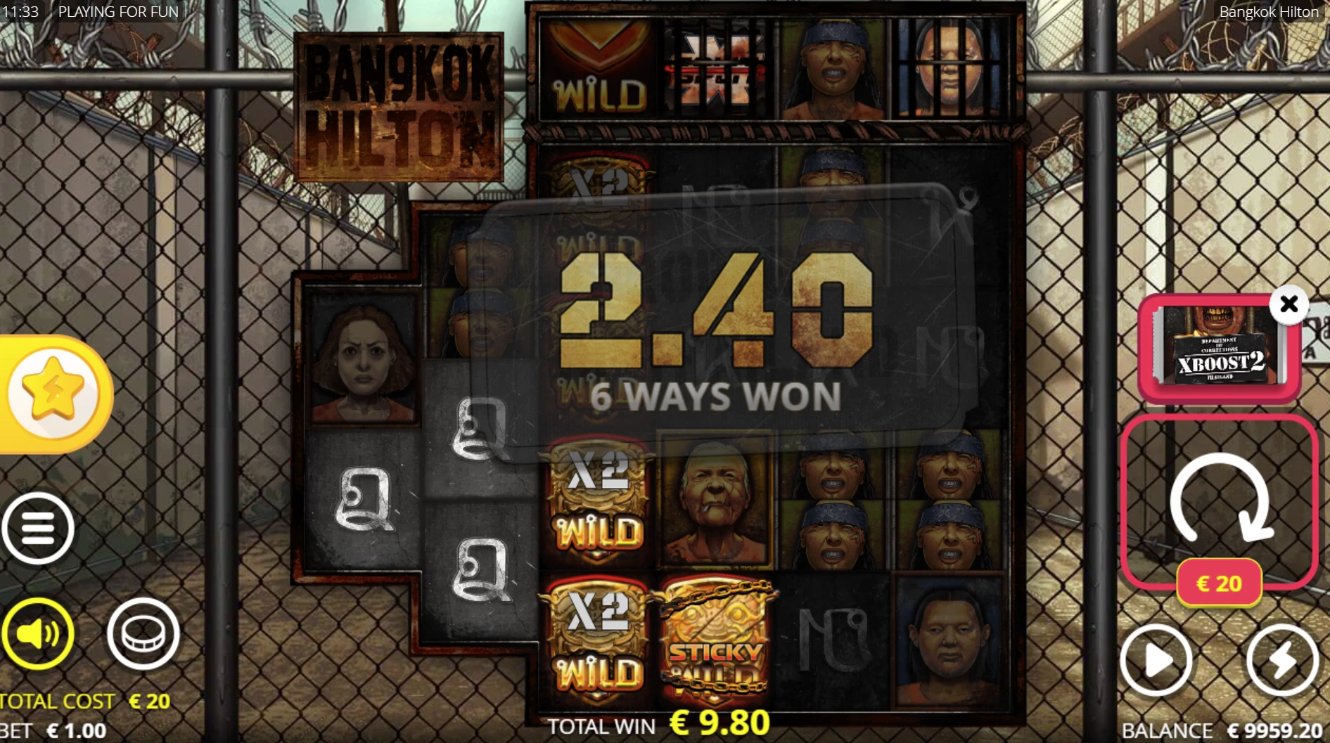 Bangkok Hilton Game Mechanics