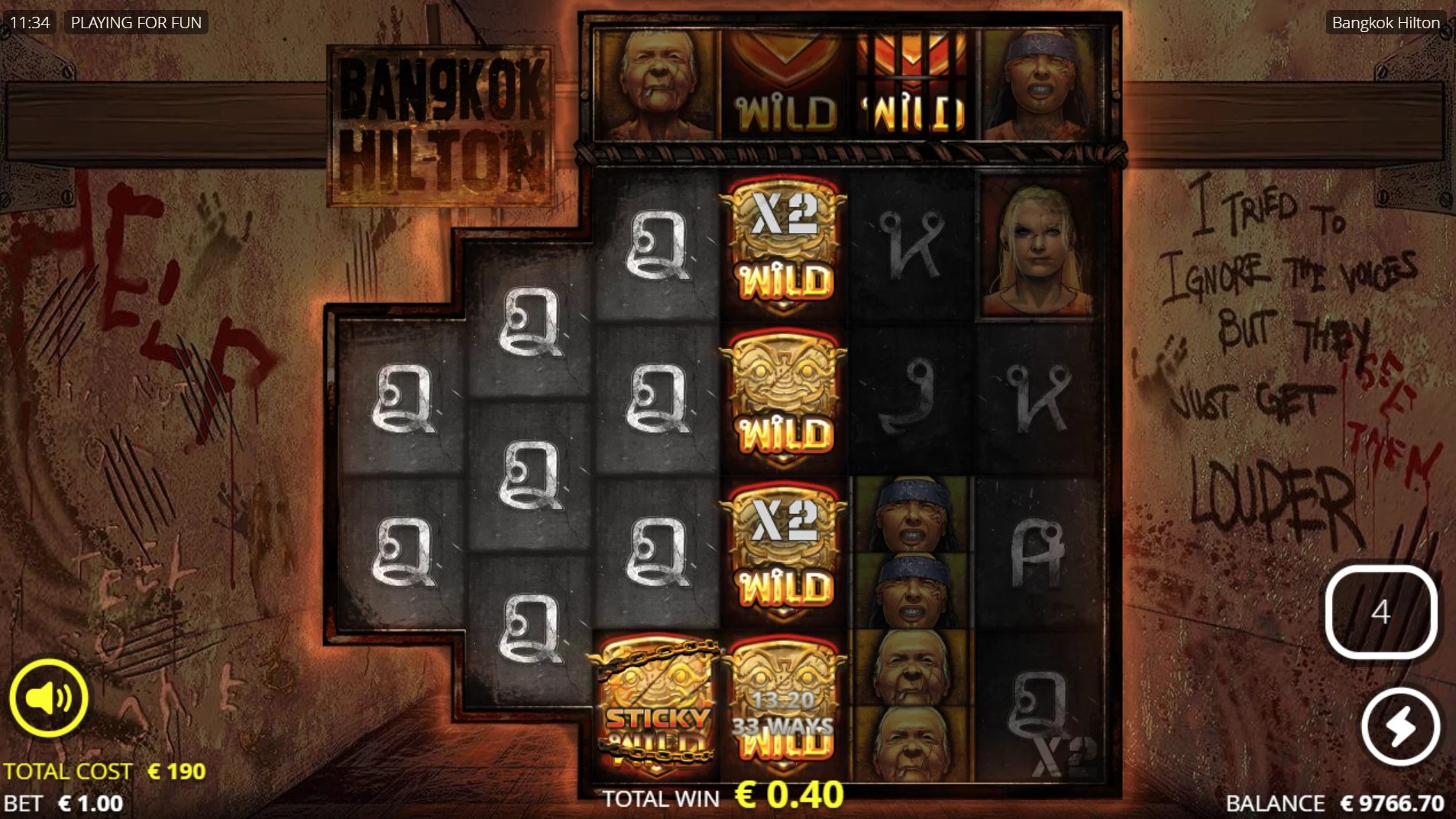 Bangkok Hilton Isolation Spins