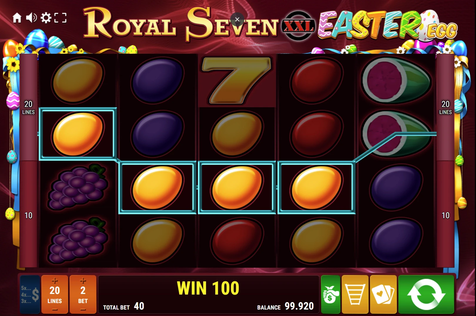 Royal Seven XXL Easter Egg Game Mechanics