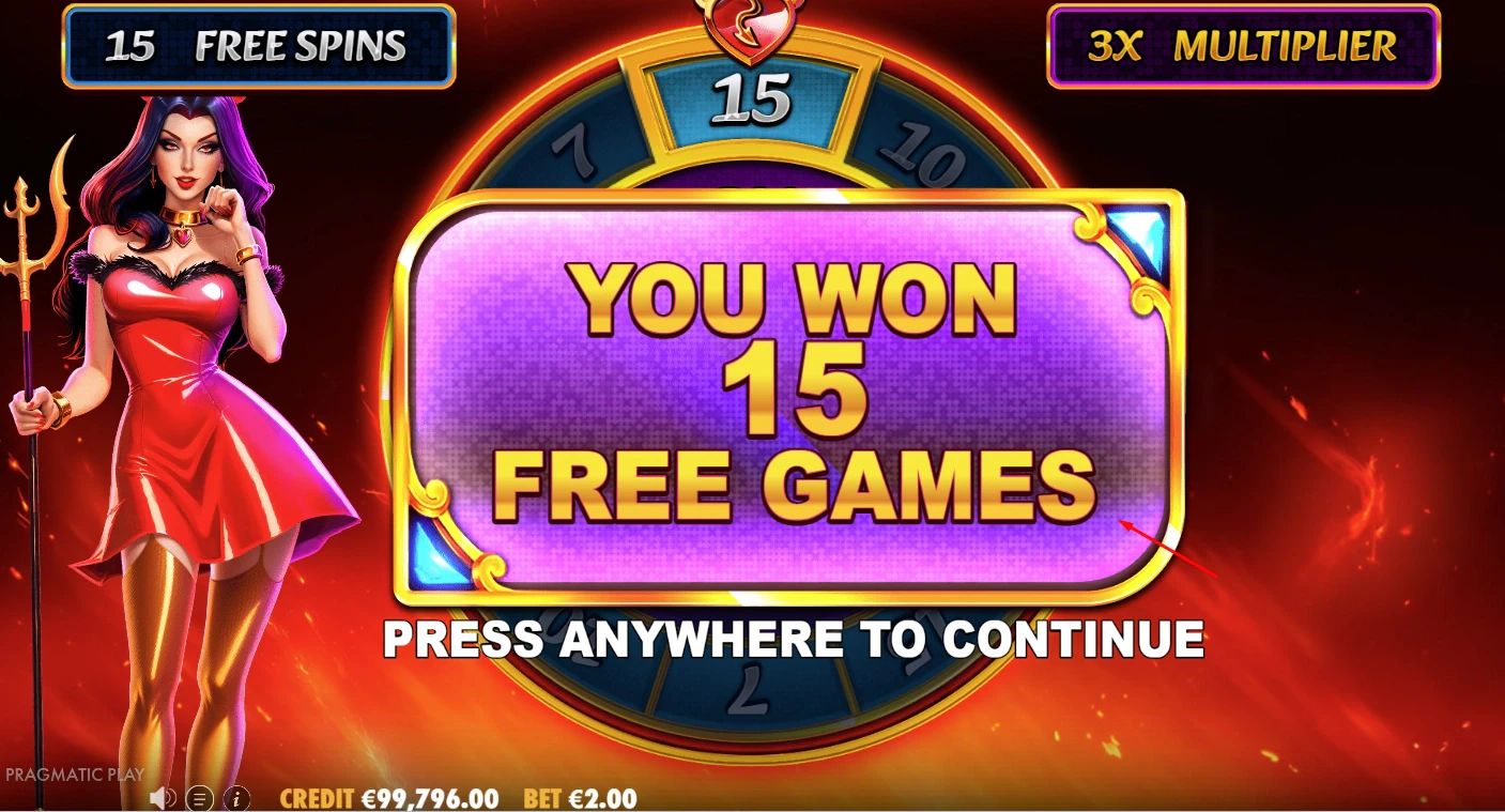Devilicious Free Spins