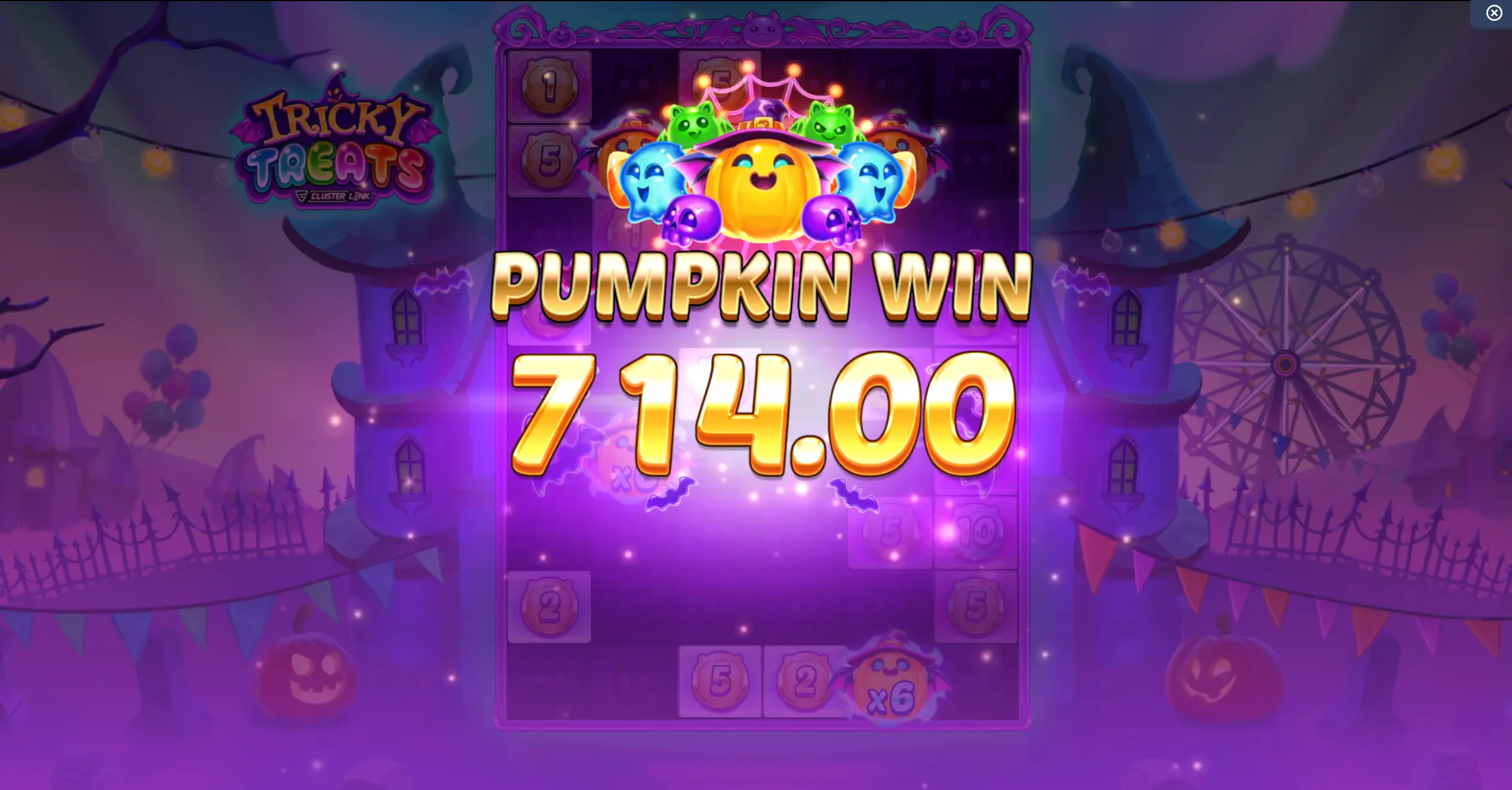 Ganhos das Rodadas Grátis: essa é a tela ao final das rodadas grátis e mostra o valor ganho acumulado.