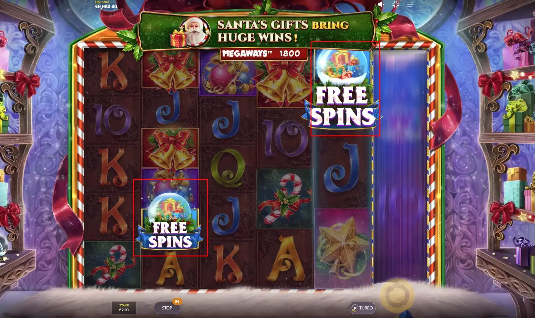 Jingle Ways Megaways Feature Symbols