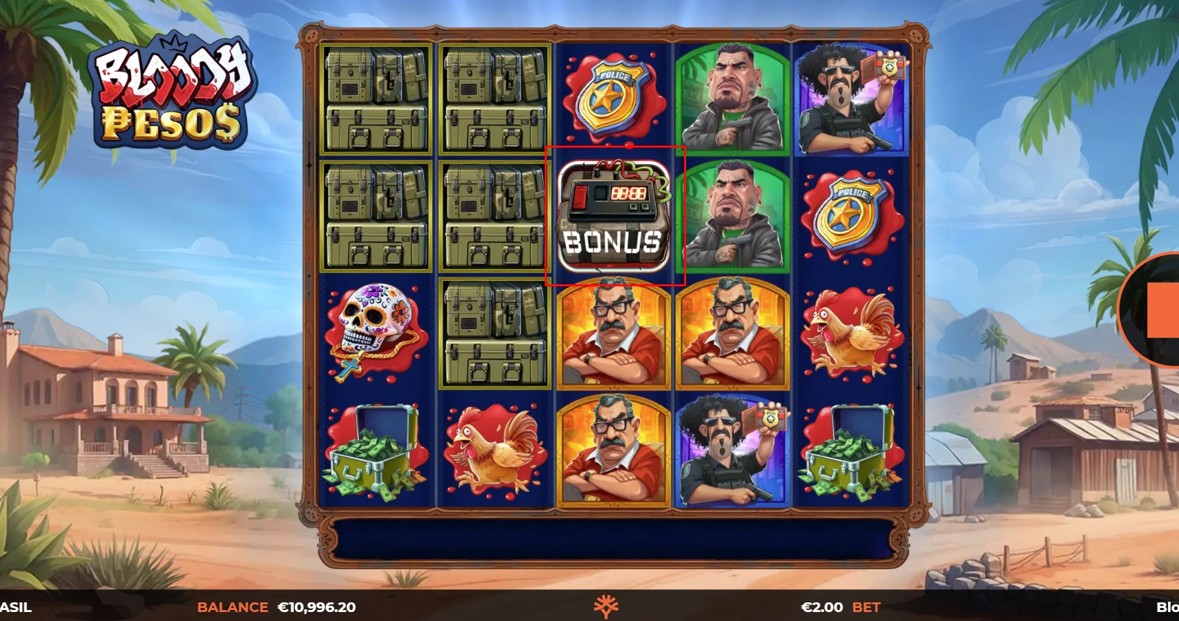 Bloody Pesos Feature Symbols