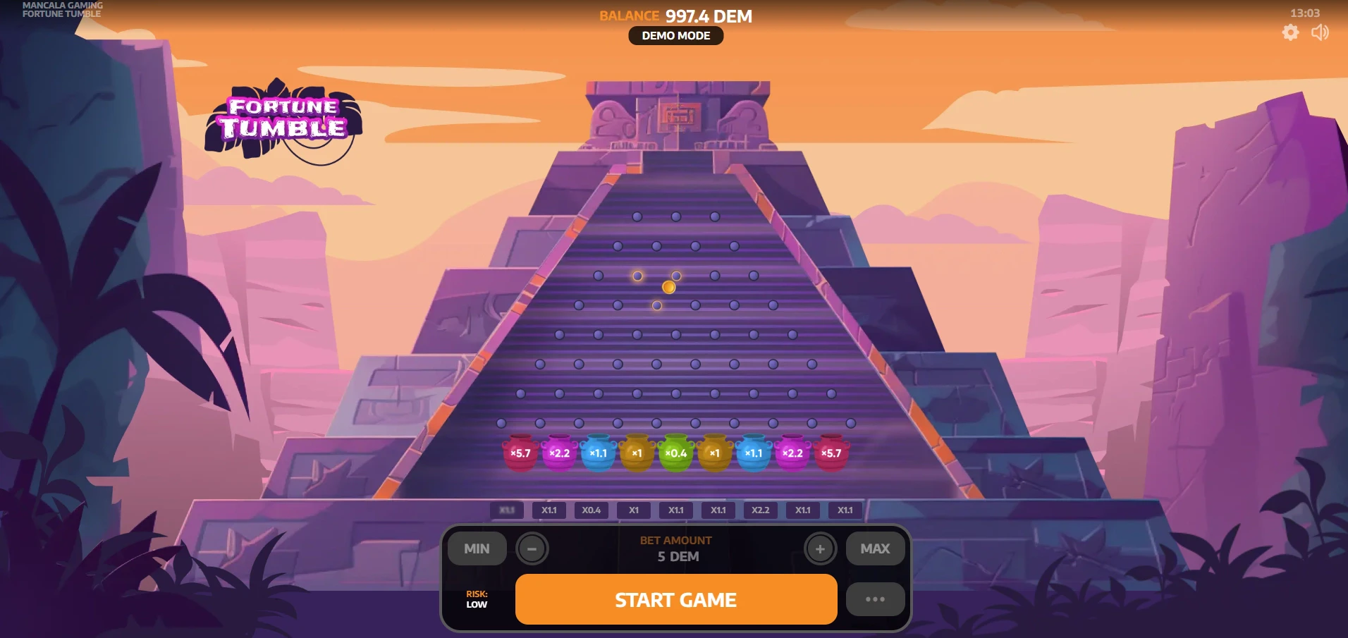 Fortune Tumble - Mancala Gaming